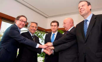 participantes en la fusión de cajas gallegas