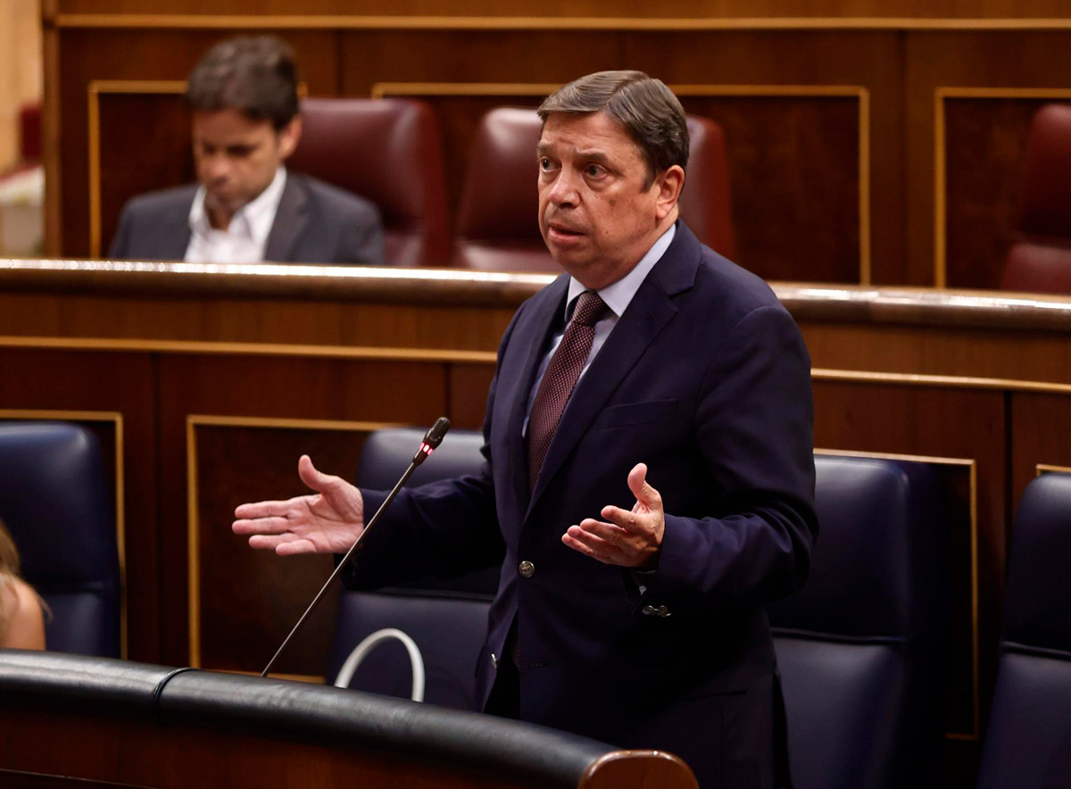 Ministro de Agricultura, Pesca y Alimentación, Luis Planas, en el Congreso
