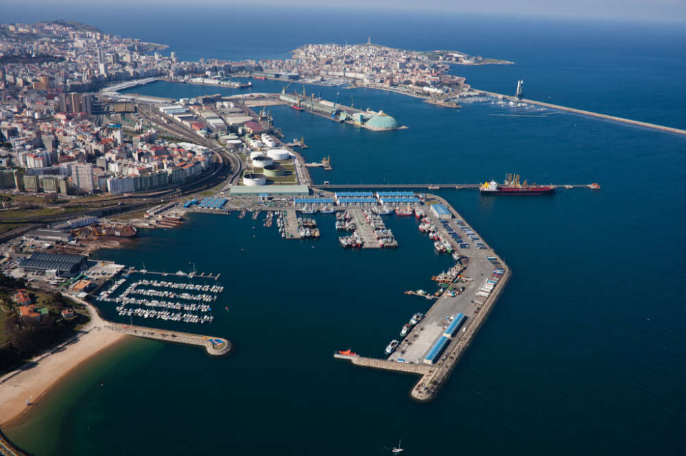 Puerto interior de A Coruña