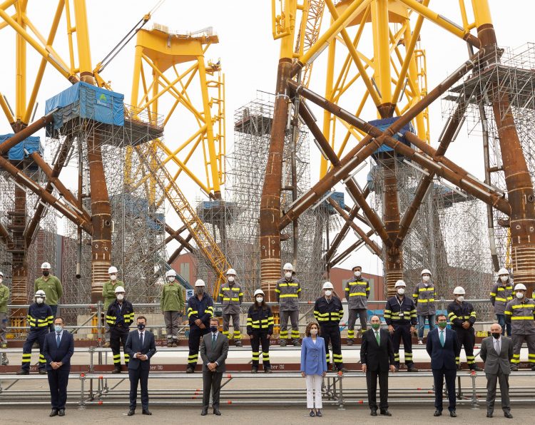 Un acuerdo entre Iberdrola, Navantia y Windar impulsó la construcción de la nueva fábrica