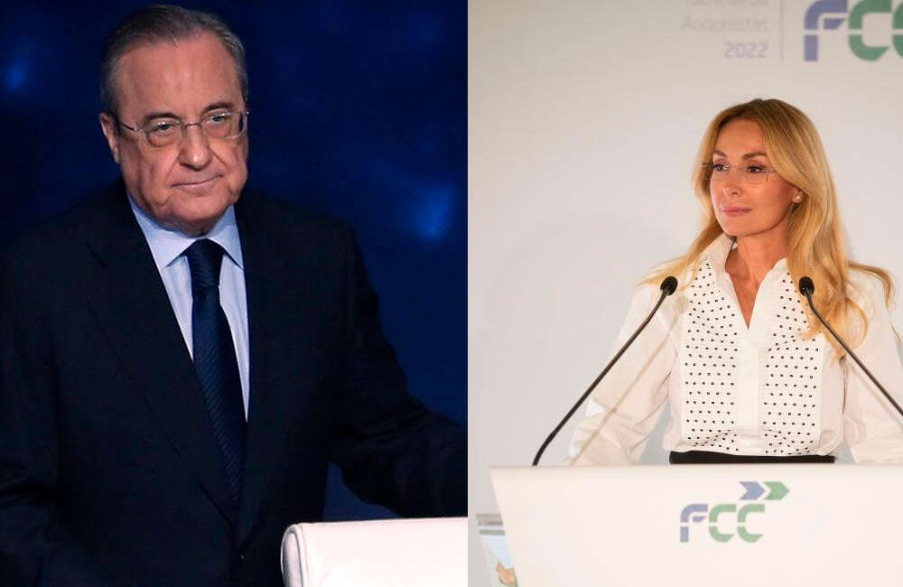 Florentino Perez y Esther Koplowitz