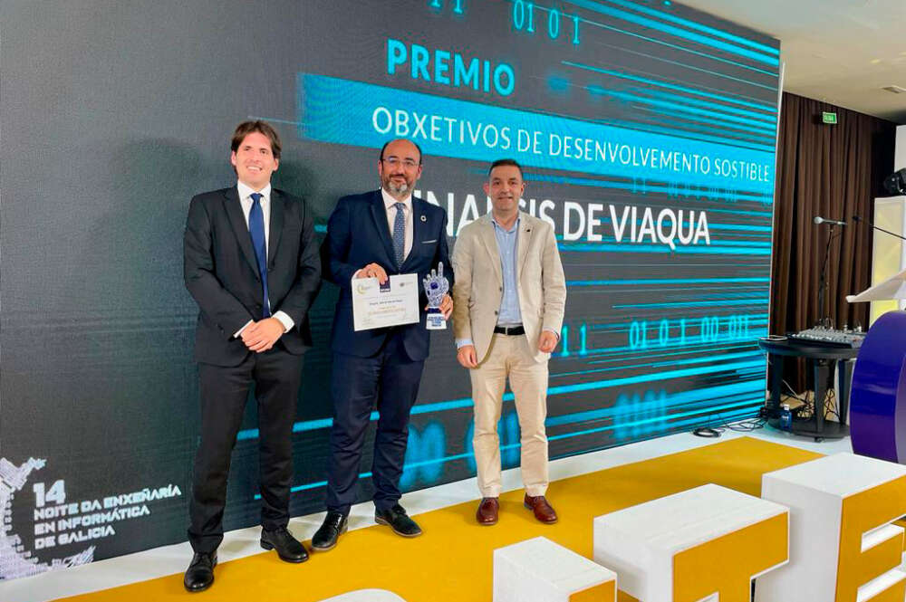 La CPEIG premia a Viaqua por la implantación del modelo Dinapsis en Galicia