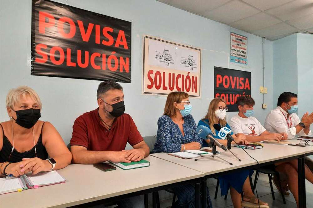 Rueda de prensa del comité de empresa del hospital Povisa - Pedro Davila