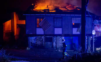 Incendio O Barco de Valdeorras (Ourense) – EFE/Brais Lorenzo