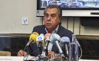 Jose Souto en la inauguración del Hotel Hilton, en septiembre de 2020