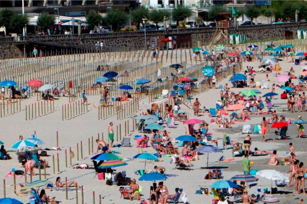 Imagen de archivo de la Playa de Silgar (Sanxenxo)