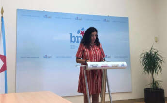 La portavoz de Economía del grupo parlamentario del Bloque Nacionalista Galego (BNG), Noa Presas