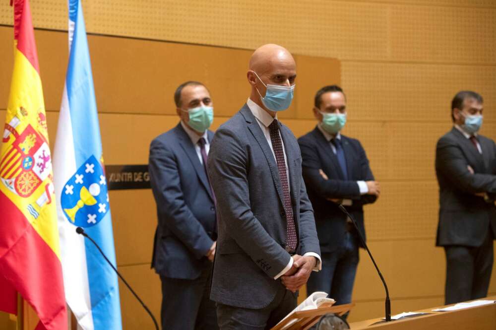 José Flores, durante su toma de posesión del cargo de gerente del Sergas