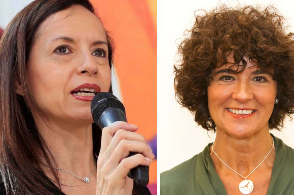 Beatriz Corredor, presidenta de Red Eléctrica, y la exconcejala del PP en A Coruña Mayte Gutiérrez