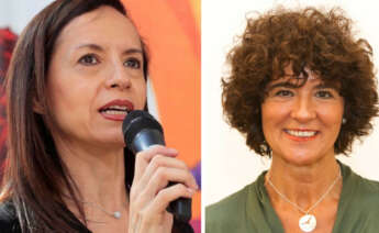 Beatriz Corredor, presidenta de Red Eléctrica, y la exconcejala del PP en A Coruña Mayte Gutiérrez