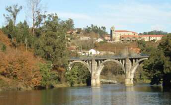 Río Lérez a su paso por Pontevedra