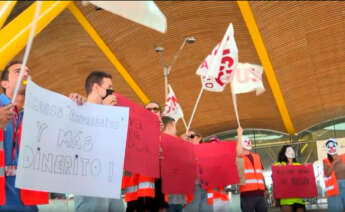 USO inicia la huelga de tripulantes de cabina y denuncia a Iberia Express