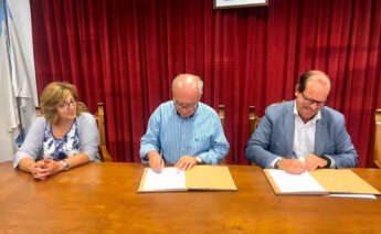 Firma del convenio de colaboración entre Sogama y Vilanova de Arousa