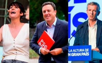 Ana Pontón, Valentín González Formoso y Alfonso Rueda