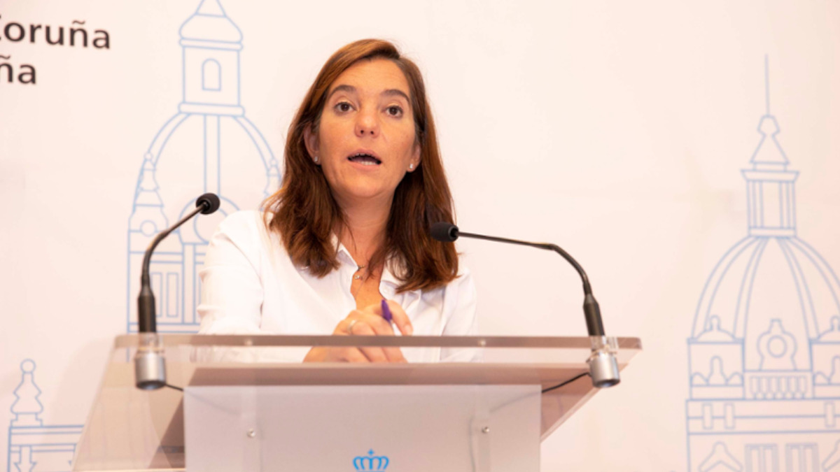 La alcaldesa de A Coruña, Inés Rey
