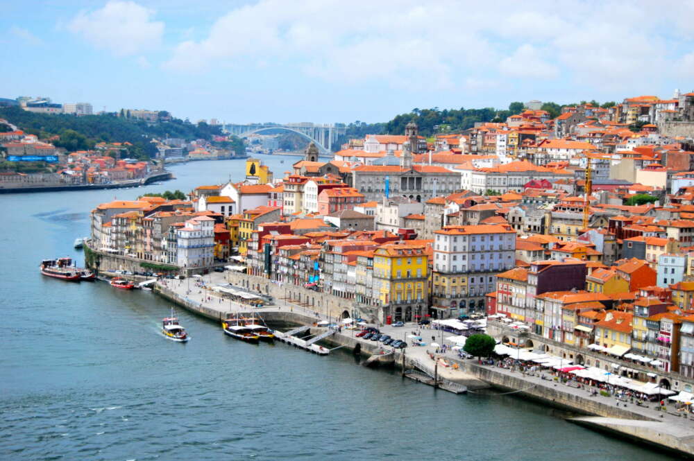Vista de la ciudad de Oporto
