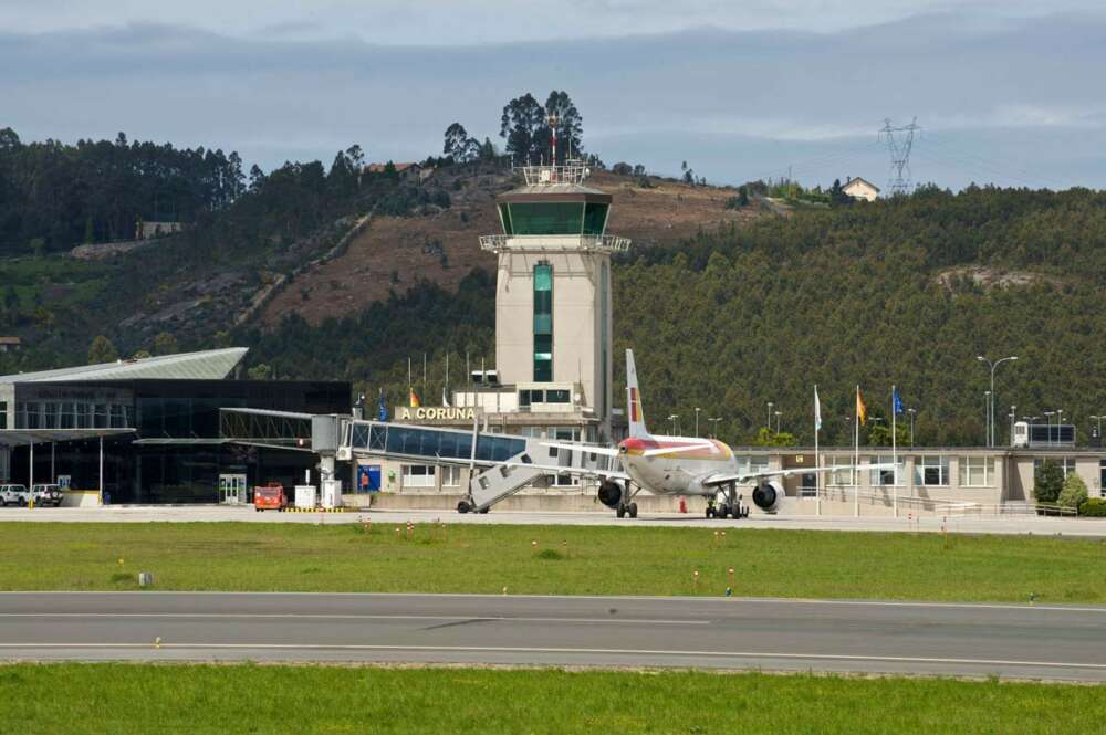 Pista en el Aeropuerto de A Coruña