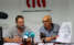 Xavier Aboi y Paulo Carril en la rueda de prensa en Vigo