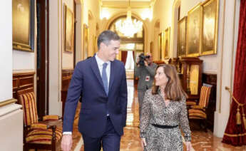 Inés Rey y Pedro Sánchez