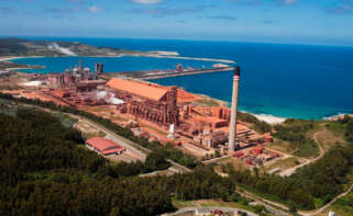 Planta de alúmina de Alcoa, en San Cibrao
