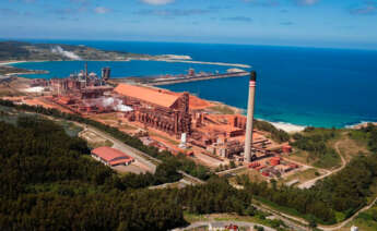 Planta de alúmina de Alcoa, en San Cibrao