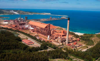 Planta de alúmina de Alcoa, en San Cibrao
