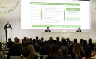 Ignacio Sánchez Galán, presidente de Iberdrola, durante su intervención en el capital market day en Londres / Iberdrola