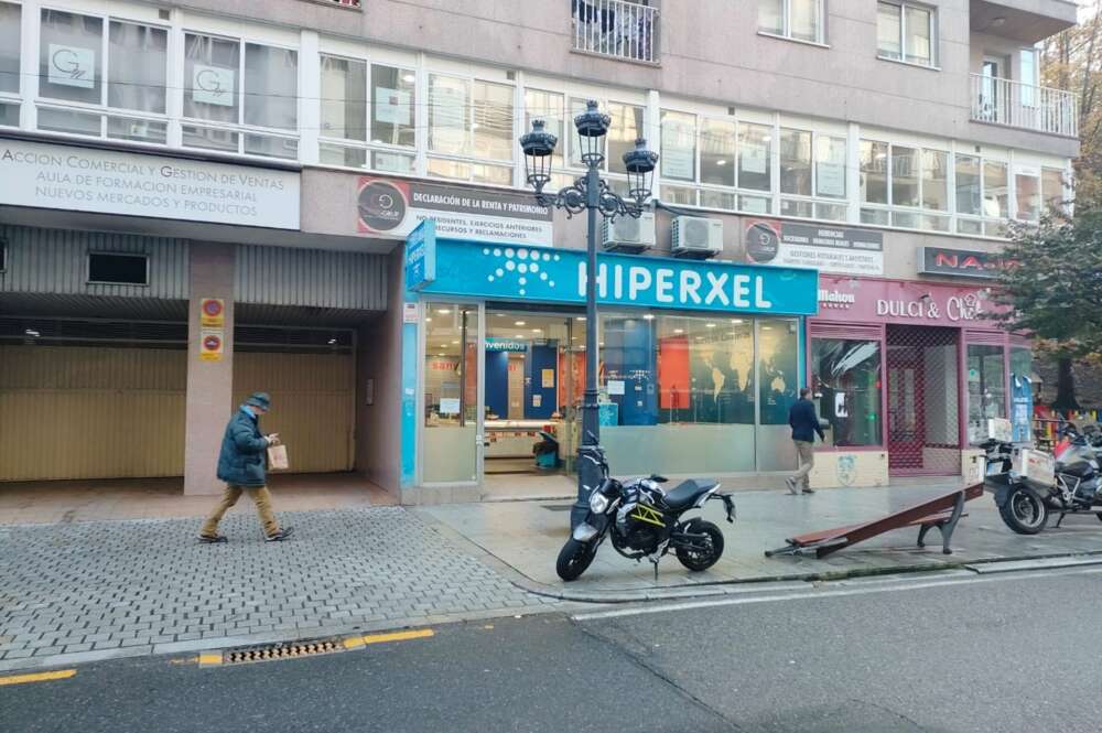 Imagen de archivo de un establecimiento de Hiperxel en Vigo