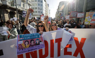 Huelga en tiendas del grupo Inditex de A Coruña