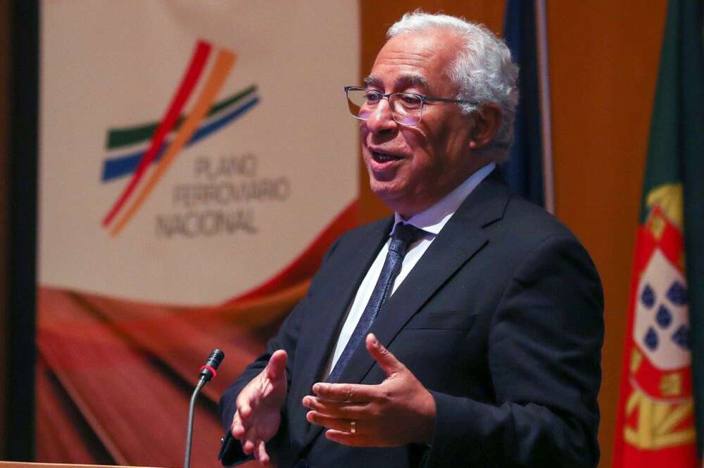 António Costa durante la presentación del Plano Ferróviario Nacional / Inácio Rosa/Lusa