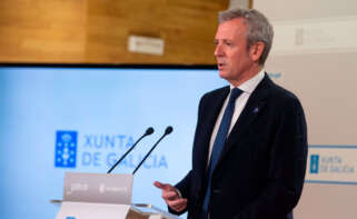 El presidente de la Xunta, Alfonso Rueda, comparece para informar sobre los asuntos acordados en el Consello