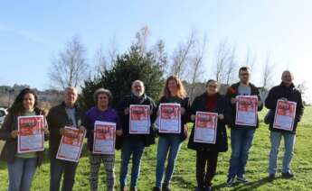 Integrantes 'Eólica así non'.