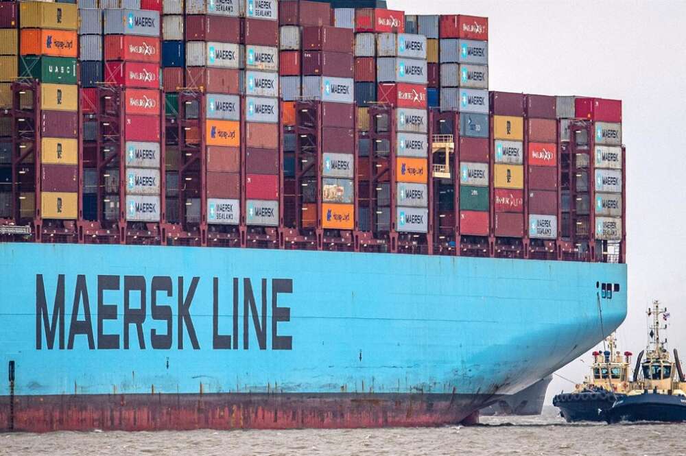 Buque de Maersk llega al puerto de Bremen / Photo: Sina Schuldt/dpa/Europa Press