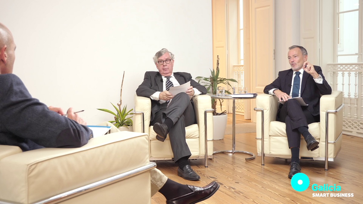 Juan Manuel Vieites y Agustín Hernández, en los Observatorios de Economía Digital Galicia
