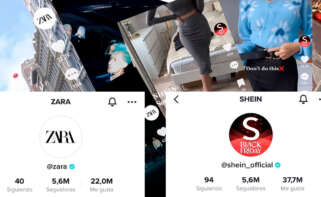 Zara iguala el número de seguidores de Shein en TikTok