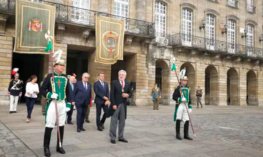 Miguel Ángel Santalices, presidente del Parlamento de Galicia