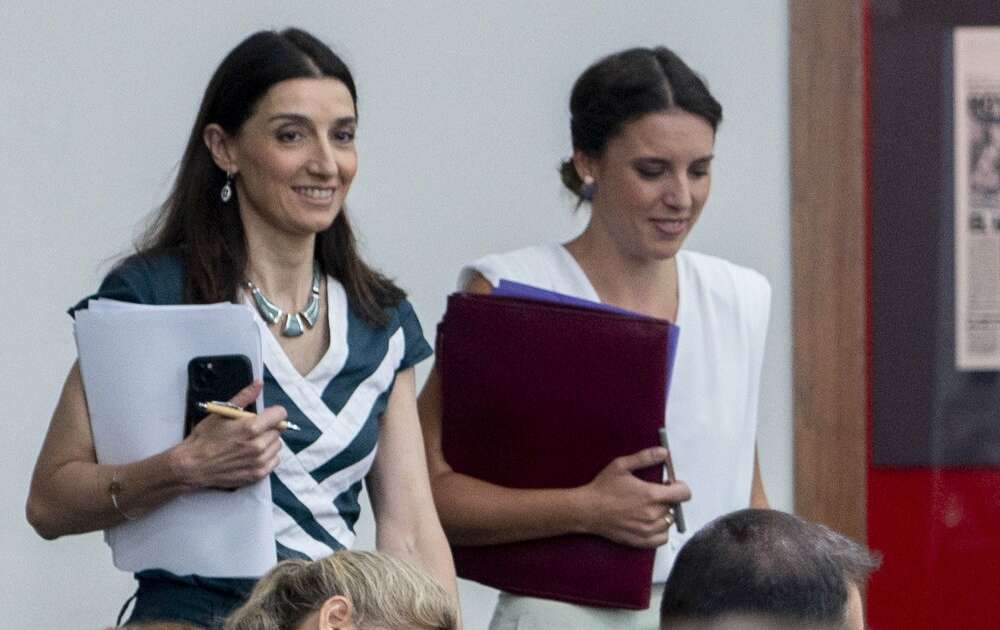 Irene Montero, ministra de Igualdad, y Pilar Llop, ministra de Justicia