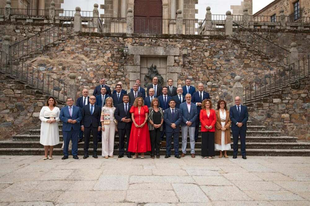 Presidentes provinciales reunidos en octubre de 2021 - Diputación de Ourense