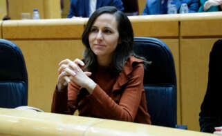 La ministra de Derechos Sociales, Ione Belarra, durante el pleno del Senado, este martes en Madrid