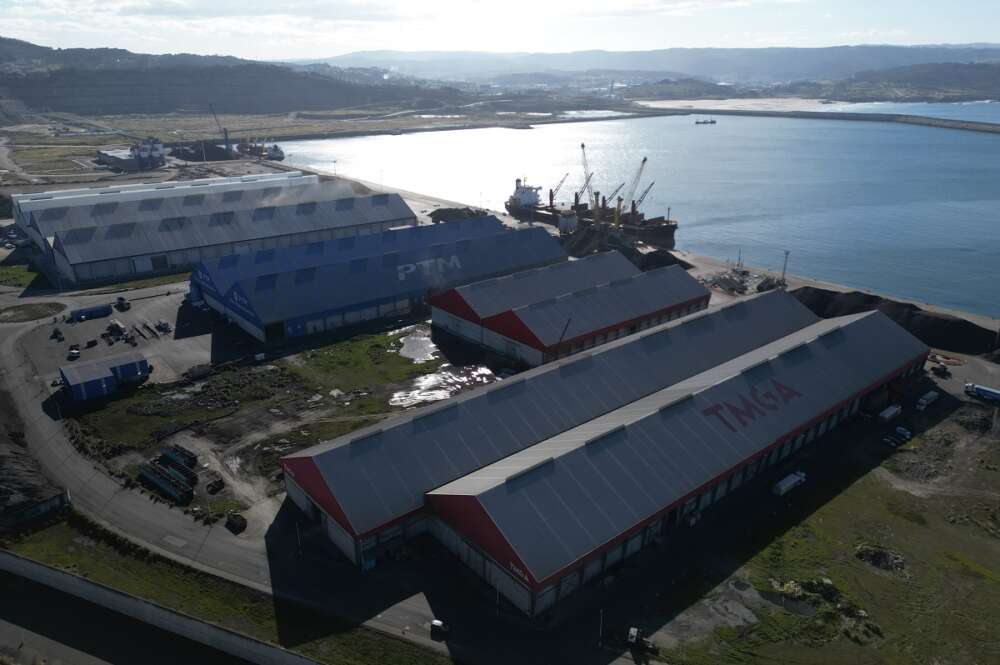 Imagen del puerto exterior de Punta Langosteira, en A Coruña