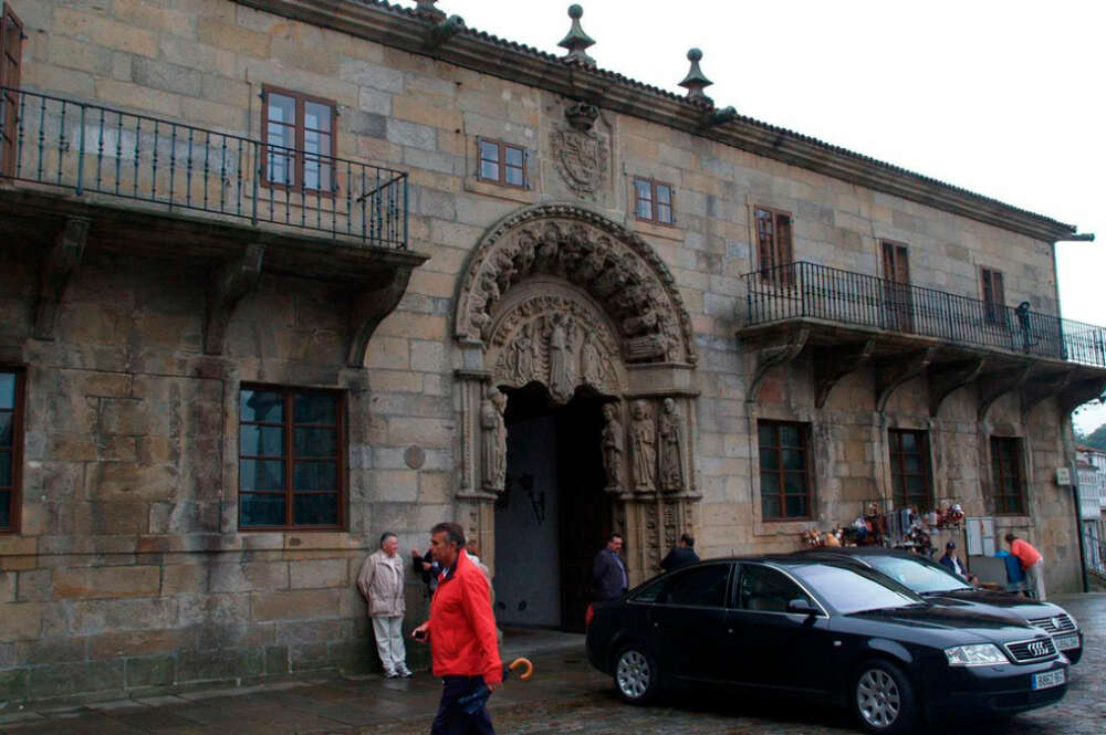 Fachada del Rectorado de Santiago de Compostela (A Coruña)