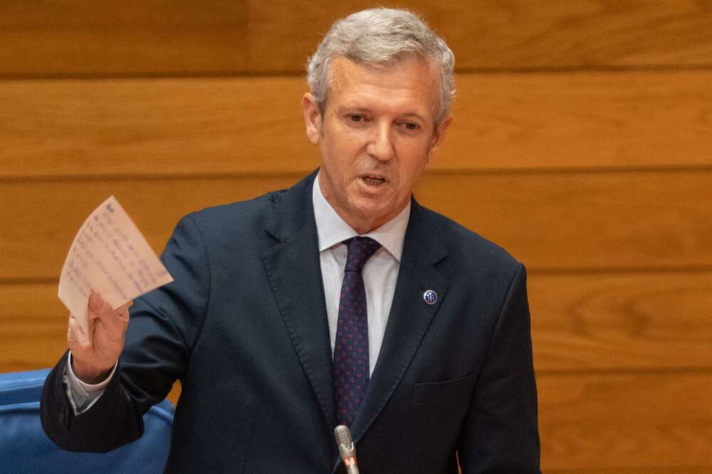 El presidente de la Xunta, Alfonso Rueda, en el Parlamento / EP