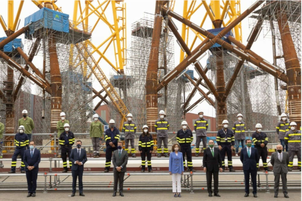 Un acuerdo entre Iberdrola, Navantia y Windar impulsó la construcción de la nueva fábrica