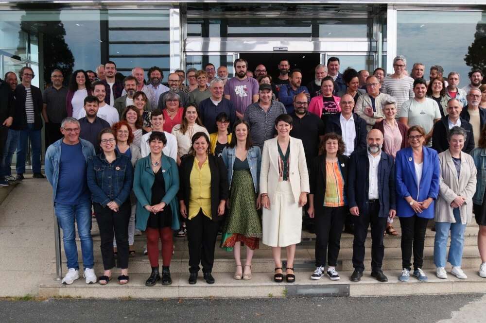 Foto de familia del BNG en la reunión de su Consello Nacional