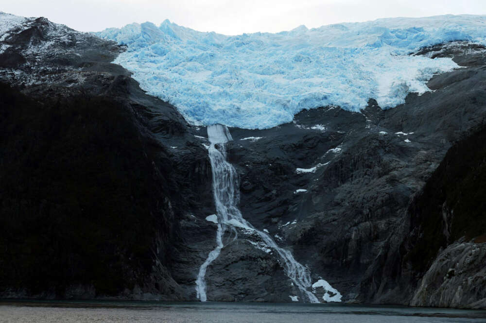 El glaciar Alemania, en el parque nacional Alberto de Agostini, acelera su deshielo.