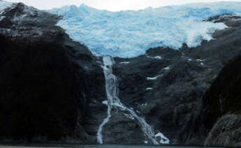 El glaciar Alemania, en el parque nacional Alberto de Agostini, acelera su deshielo.