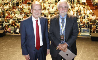 Abel Caballero, alcalde de Vigo, y Paul Krugman, Premio Nobel de Economía