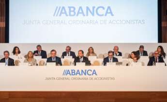 Imagen de la junta general de accionistas de Abanca de junio de 2023