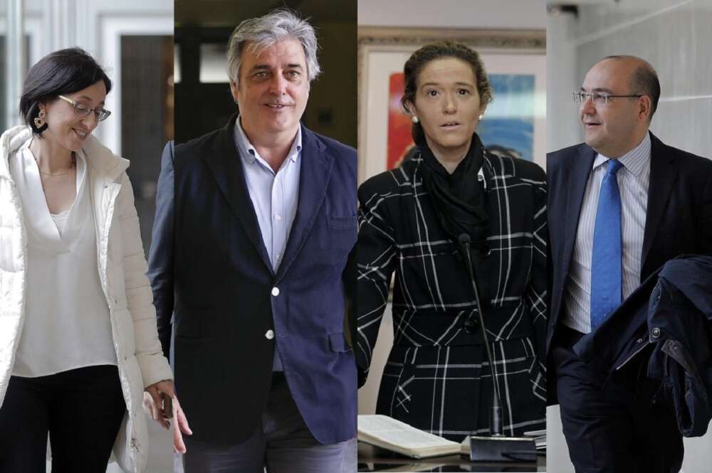 Marta Varela, Pedro Puy, Mar Sánchez y Álvaro Pérez, asesores históricos de Feijóo que lo acompañan en su salto a Madrid