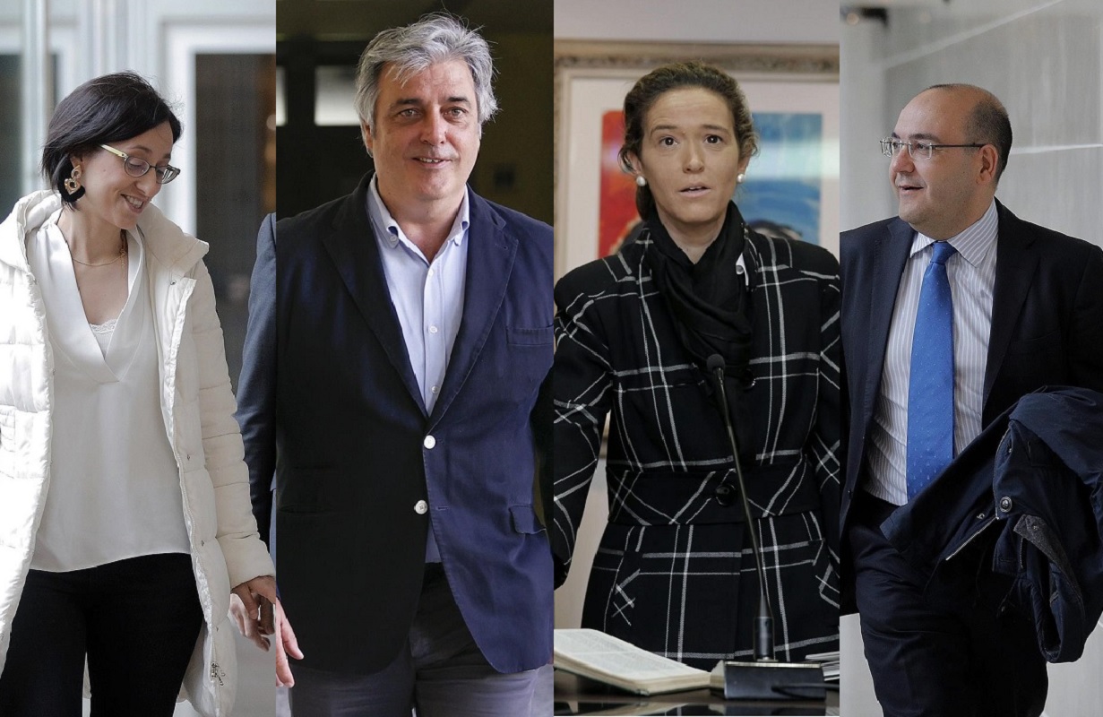Marta Varela, Pedro Puy, Mar Sánchez y Álvaro Pérez, asesores históricos de Feijóo que lo acompañan en su salto a Madrid
